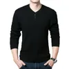 Fojaganto Men Sweater Autumn Solid Color Sweaters Men's Casual Pullover Male Slim Fit Long Sleeve Sweater
