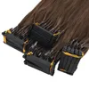 VMAE High Quality Natural Black Blonde Brown Color Cuticle Aligned Remy Double Drawn 6D Second Pre Bonded Brazilian Human Hair Extensions