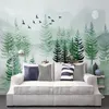 Custom Mural Wallpaper 3D Hand Painted Forest Landscape Deer Photo Wall Paper Living Room TV Sofa Bedroom Background Wall Fresco