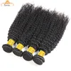 Cabelo humano virgem liso brasileiro feixes de cabelo indiano cru não processado extensões de onda de água corporal onda profunda crespo tramas encaracoladas pedido em massa