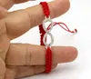 20pcs / lot Cristal Infinity Love Charm Bracelet tressé Bracelet corde rouge pour femmes Hommes Bracelet réglable à la main