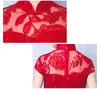 Mariée rouge Cheongsam Oriental femmes mariage Qipao Style chinois élégant Robe longue Robe de luxe robes de soirée Robe S-4XL