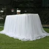 Wedding Tutu Table Decoration Tulle Fabric Skirt for Wedding Party Table Textile for Home Garden Tablecloths Accessories1143764