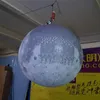 Ballon gonflable illuminé lune planète Mars terre avec bande de LED pour la décoration d'événement d'étape de plafond de Nigthclub