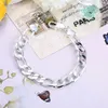 Hot sale gift 925 silver 10M flat three hand - male models DFMCH202,Brand new 925 sterling silver plated Chain link bracelets high grade