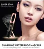 Silk Fiber Lash Mascara Waterproof Rimel 3D för ögonfrans svart tjockt förlängande ögonfransar kosmetika13741117