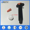 Vmatic Composant électronique en plastique 50CC / 50 ml de seringue pneumatique de colle de colle noire Barrel x 10 ensembles