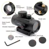 Taktik Holografik 1x40 Sight Kapsam Kırmızı Yeşil Nokta / Çapraz Görüntüle Riflescope Avcılık 1120 mm Raylı Dağı ile Avcılık