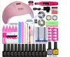 Nail Set 36w48w 54w Led Uv Nail Lamp Kit 12pcs Gel Polish Soak Off Manicure Kit For Art Tools Electric Manicure Hand5343710