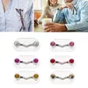 Magnetic Eyeglass Holder Stainless Steel Eyewear Holder Safety Brooch Reader Fashion Brooch239y