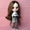 Free shipping Blythe small Ragdoll clothing accesories manual Doll clothes Girls' favorite doll accessories Long letter T+ lace dress