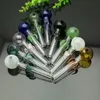 Glass Pipes Smoking blown hookah Manufacture Hand-blown bongs Colorful Plate, Colorful Bubble, Straight Pipe