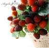 free shipping 9 fruit decoration flower artificial fruit paddle strawberry photo props Artificial plant