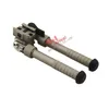 Tático ACI BT Industries BT10 LW17 V8 Atlas Bipod QD Tático Bipé ajustável de 6,5 - 9 polegadas com liberação rápida