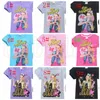JOJO Siwa Pamuk Baskı T Shirt Kızlar için Yaz Kısa Kollu T gömlek Çocuklar Kız Tees Gençler Üstleri Çocuk Giyim çocuk giyim KKA6977
