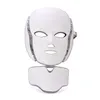 7 PON -färger LED PDT Collagen Red Light Therapy LED PON THAPY FÖR FACE HUD -REYVENATOR MASK MED NACK PART DHL 5194748