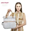 Striped Diaper Handbag Multifunction Large Capacity Nappy Mummy Bags Maternity Stollers Nursing Shoulder Bags Organizer Outdoor O_OOA6933