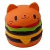 Slow Rebound Squishy Toys Cartoon Milk Carton Hamburger Chips Popcorn Squeeze Fidget Toy Stress Relief Decompression Toys Anxiety Reliever