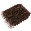 # 4 Wasserwelle Remy Human Hair Webart Bündel mit Schließung 3 Haarbündel mit 4x4 Spitzenverschluss