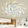 Lampada da soffitto a LED a forma di fiore in acrilico moderno semplice, luci per soggiorno Illuminazione domestica, AC110-220V Cortile creativo Camera da letto calda