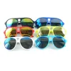 Coole Kinder-Pilot-Sonnenbrille, Mercury-Linsen, Kinder-Sonnenbrille, PC-Rahmen, UV400, 6 Farben, Outdoor-Brille