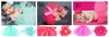 Recém-nascido vestido Tutu Designer criança saia tutu com alça 2pcs Sets roupa do bebê da foto da menina Miúdos roupa 7 designs Opcional DHW2212