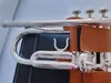 Trumpet YTR-2335S B platt musik Silverplätering Trumpet Mässingsinstrument spelar Super Top Promotions Present