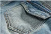 Winter denim jas jas heren ontwerper plus fluwelen verdikking met bont revers denim jas in blauw zwart S-6XL