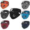 New Cycling Masks with Breathing Valve Respirator Outdoor Sport Riding Face Masks PM2.5 Anti-dust Pollution Mask Activated Carbon Filter DHL