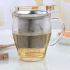 جديد شبكة الشاي infuser 304 الفولاذ المقاوم للصدأ reusable الشاي مصفاة فضفاضة الشاي ورقة تصفية الغذاء الصف القهوة عشبة التوابل مرشح الناشر DBC BH3716