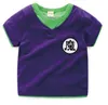 سلسلة جديدة من بيع Baby Day Series قصيرة الأكمام Tshirt Summer Kids039S Top Kids039s قميص أسفل القاع للبنين 274l4572697