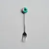 Stainless Steel Doughnut Spoon Donut Fork Coffee Dessert Stirr Rods Tea Ice Cream Candy Kitchen Tableware ZC0784