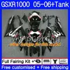 +Tank For SUZUKI Black HOT GSXR 1000 1000CC GSX R1000 2005 2006 Bodywork 300HM.55 GSX-R1000 GSXR-1000 1000 CC K5 GSXR1000 05 06 Fairing