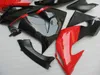 Verkleidungssätze aus ABS-Kunststoff für KAWASAKI Ninja ZX10R 2006 2007 rot schwarz Chinesische Aftermarket-Verkleidungsteile ZX 10R 06 07 ZX-RR ZX-10R