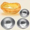 Ronde aluminiumlegering badbom schimmel diy cake taart pudding kaars gereedschap zout bal zelfgemaakte crafting geschenken halve cirkel bol mal