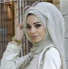 Fashion-Solid Color Long Scarf Headscarf Headscarf Stretch Fashion G Silk Scarf Ladies Headscarf