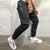 Męskie joggers spodnie ołówek spodnie dresowe hip hop solidna szczupła jesień zima mężczyzna casual moda streetwear bawełniane trackants