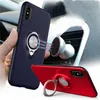 War Wolf Ring Magnetic Armor Mobile Phone Cases For iPhone11 PRO MAX XR 8PLUS 6S Galaxy Note10 PC TPU Hybrid Shockproof Magnet Shell