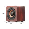 Q1 Wooden Mini Portable Mega Bass Wireless Bluetooth Speaker(Red), ZA