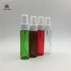 50 flaconi spray per nebulizzazione di profumo d'acqua a forma di cilindro in PET da 30 ml
