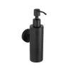 200ml Wall Mounted Pumps Dispenser Stainless Steel Lotion Pump Home Bath Black Coated Boston Round Soap Bathroom Supply Glossy