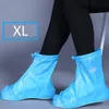 雨のブーツオーバーシャ​​ーズノン使い捨てレインシューズカバー防水キッズ滑り止め雨雪ブーツ4色