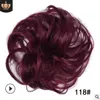 Mezcla de colores Fashionate Cross Border Rubber Band Fibra química Colores Chignons Extensiones de cabello Productos para el cabello HA126