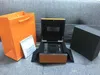 Pam Orange Watch Drewniane pudełko prezentowe z kartami i broszury zawiera zapasowe gumowe paski i akcesoria 1860275G