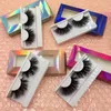 Mink Strip Lashes 25mm Ciglia 3D con etichetta privata per imballaggio olografico Accetta prezzo all'ingrosso Drop Shipping FDshine