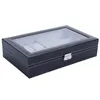 multifunctionele koffers zonnebril high-end bril zonnebril Organizer Case vergrendeld Horloge Display Houder O255d