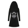 남성 고딕 후드 플러스 사이즈 S-6XL 캐주얼 멋진 검은 스웨터 느슨한 면화 후드 커플 인쇄 펑크 후드