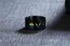 Rainbow Gay Ring Ring Punk Ring Iced Zircon Street Jewelry Retro Hot Design for Gifts Top Quality Fashion