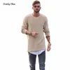 Winter Sweater Men Autumn pullover Slim Fit Solid Thin Mens Knitted Sweaters Male Curl Hem Fashion