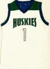 NCAA Chino Hills Huskies High School Lamelo #1 Ball Jersey Home White Cucite Lonzo #2 Ball Basketball Maglie da basket Mescola Mix Order